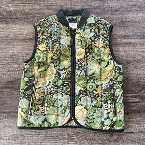 Patagonia Flower Print Vest Women's Small